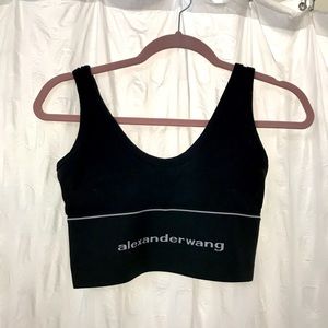 Alexander Wang Logo Bralet